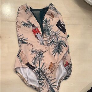 Nutcracker Print Lucky Leo Leotard